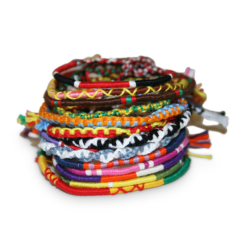 Ombre Candy Stripe Friendship Bracelets - Etsy | Handmade friendship  bracelets, Friendship bracelets, Bracelet craft diy